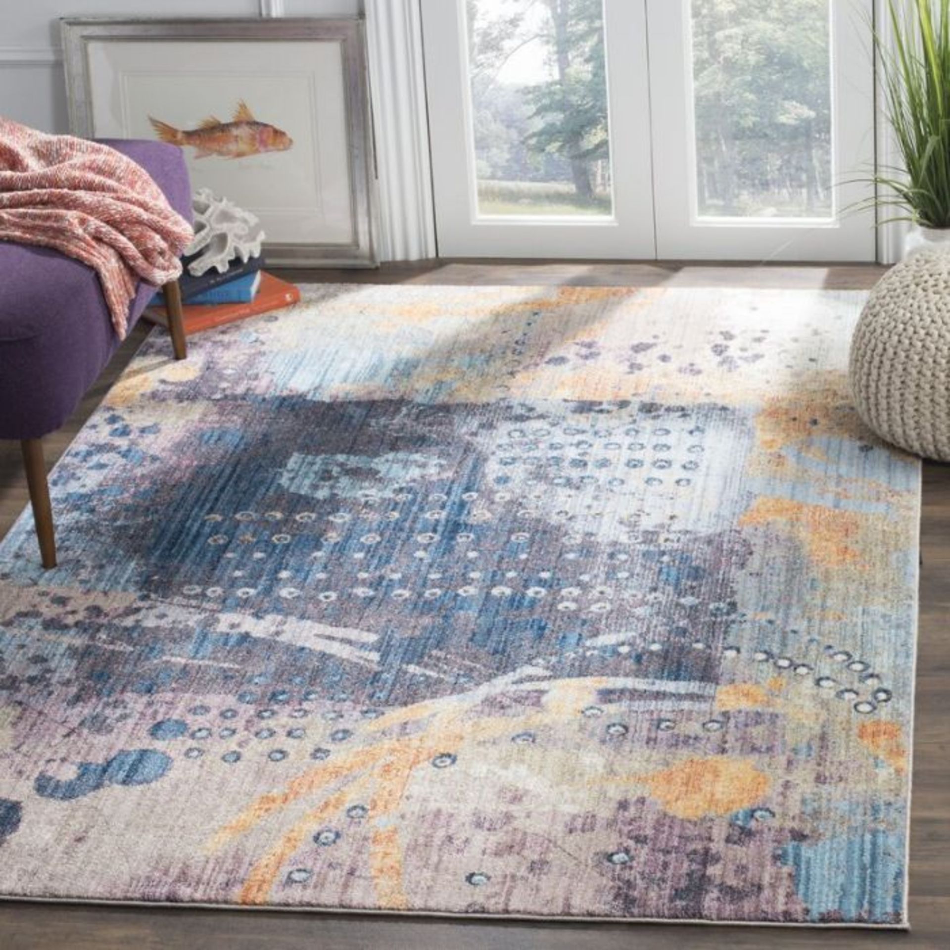 Metro Lane , MULTI Rug (8FTX10FT)(19501/19-ORES1119)