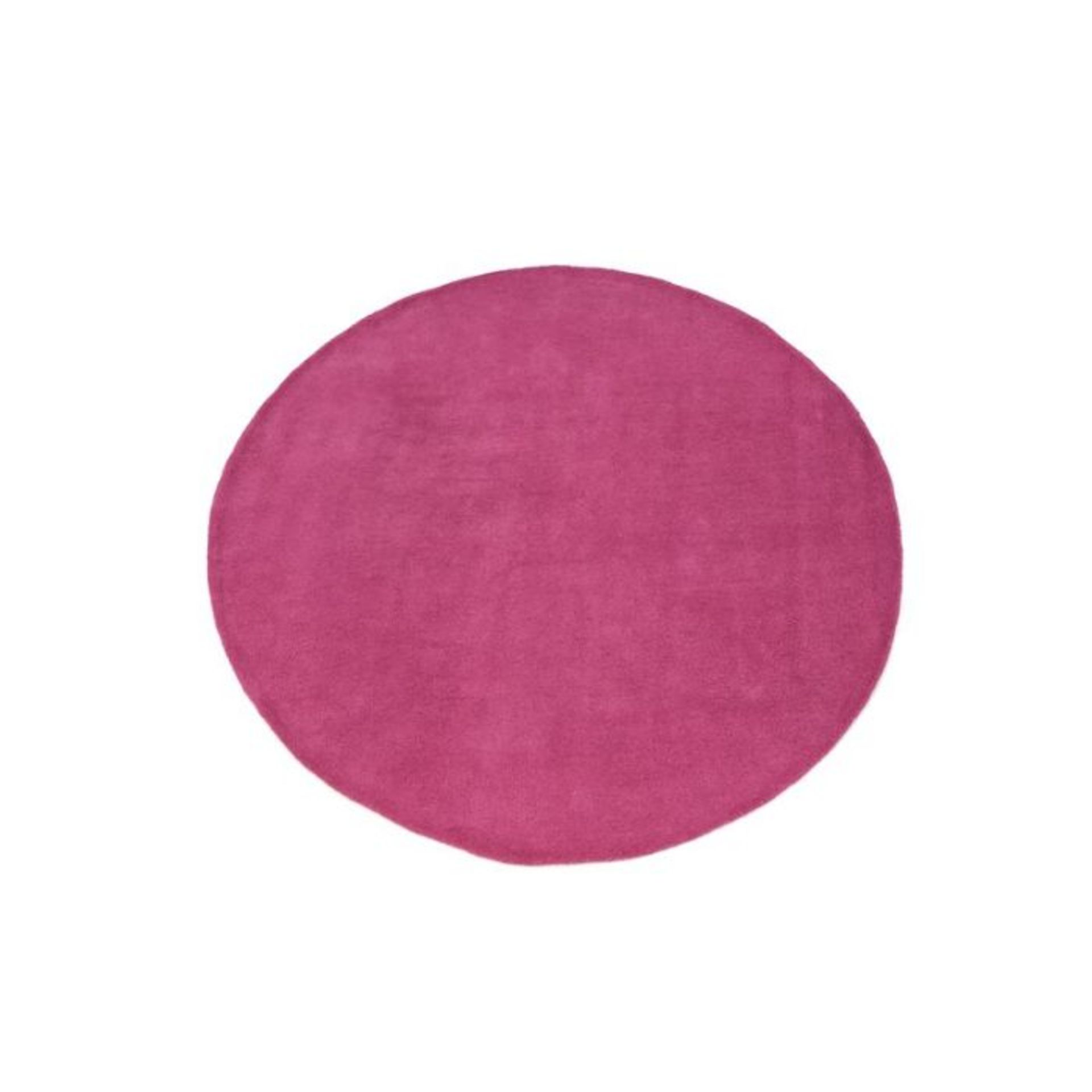 Ebern Designs,Enedina Tufted Wool Fuchsia Rug (170cm x170cm)  (17315/54 -EAHR1010)