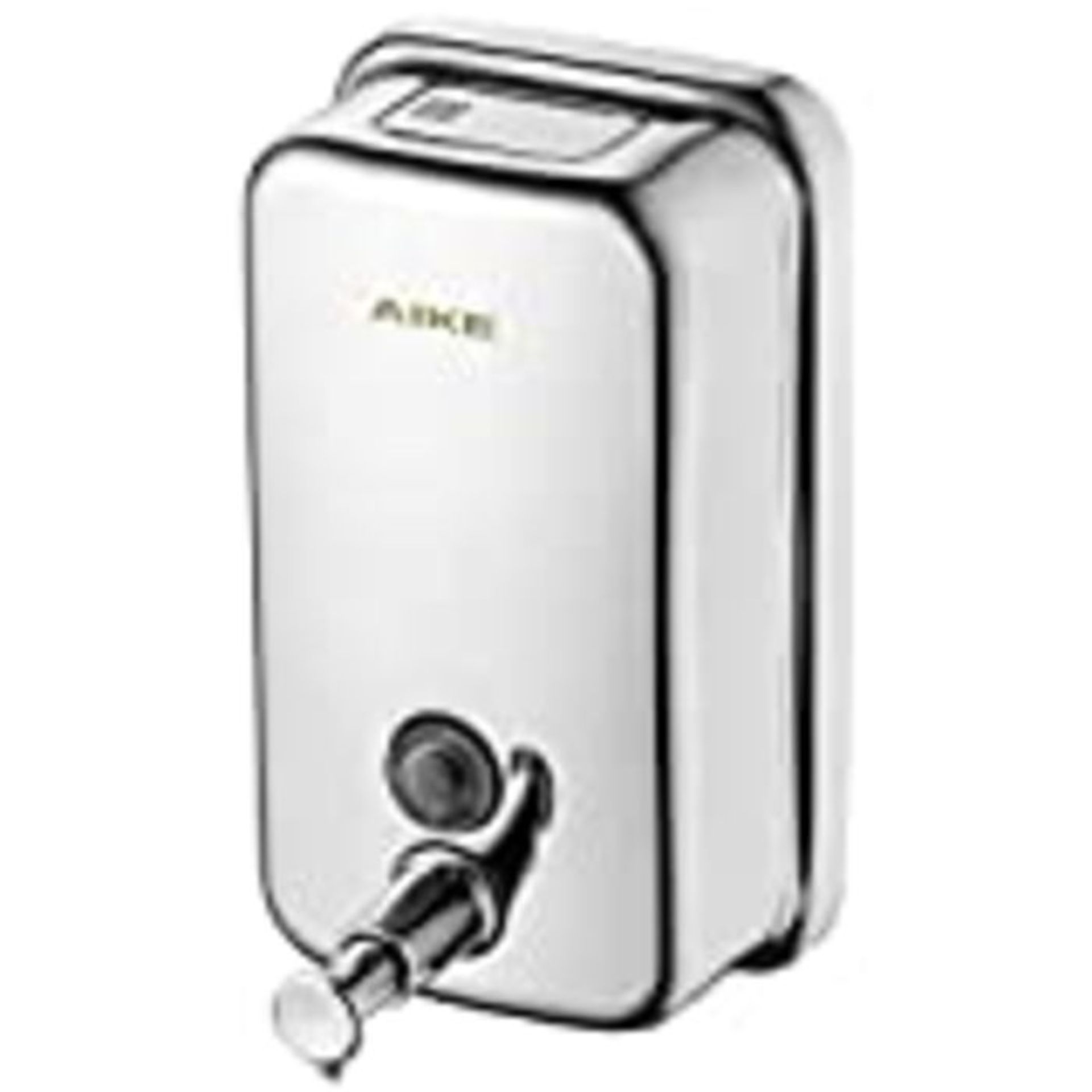 Peralng Soap Dispenser Stainless Steel Bathroom or Kitchen Manual Liquid Soap Box Wall Fixed Mounted - Image 2 of 2