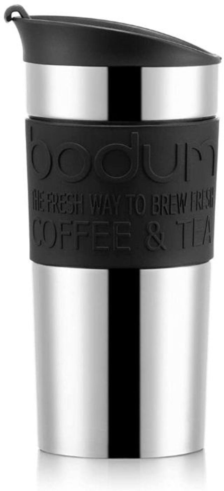 Bodum 11068-01 Vacuum Travel Mug, 0.35 L - Small, Black - RRP £18.45 (LPNWE063738293 - AM030821 - 15