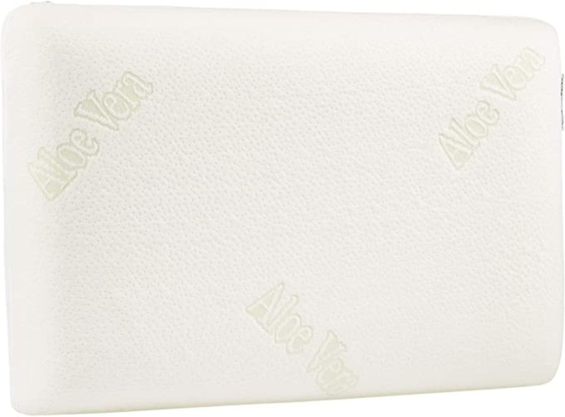 Amazon Basics Memory-Foam Pillow with Aloe Vera - 60 x 40 x 12 cm - RRP£29.99 (LPNWE065408367 -