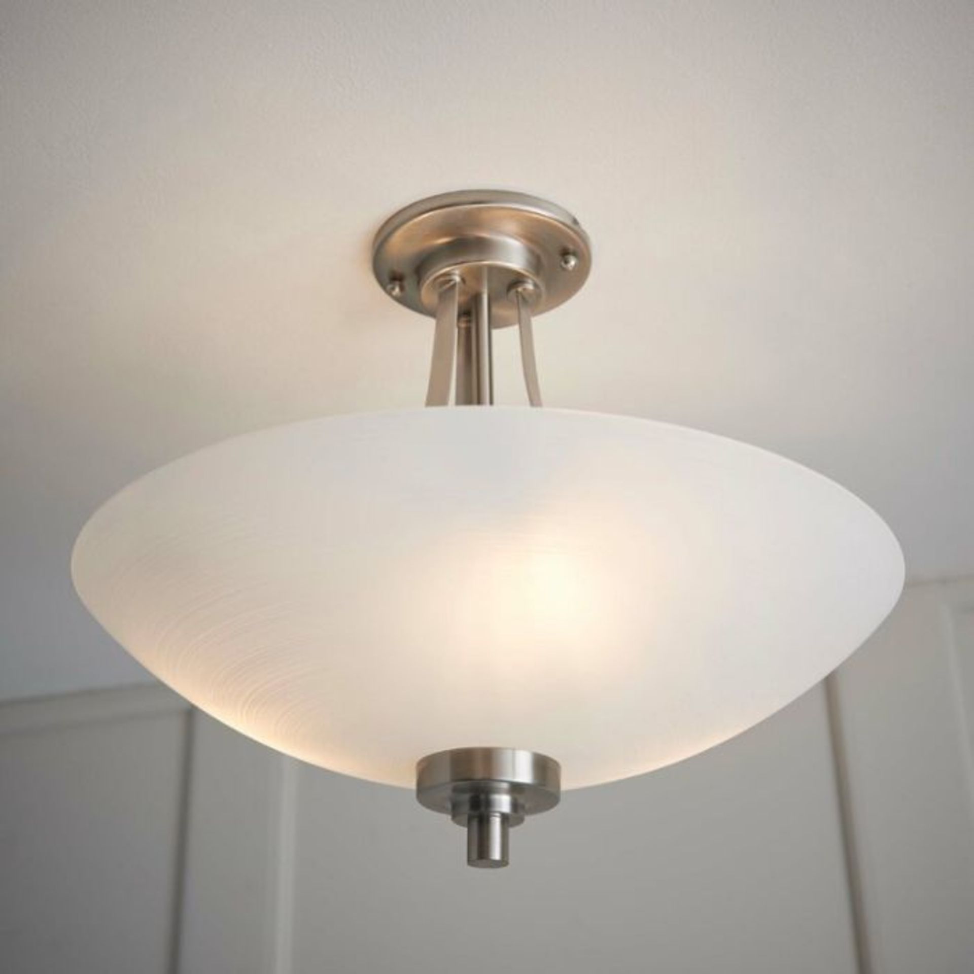 Marlow Home Co.,Pandora 3-Light Semi Flush Mount RRP -£52.49 (14449/33 -UEL3300)