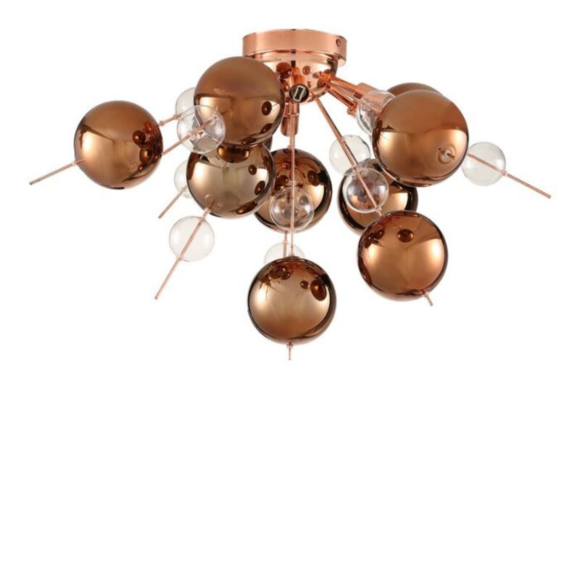 Home Loft Concept,6 Light Ceiling Spotlight (COPPER) RRP -£171.99 (14449/27 -HECO7794)