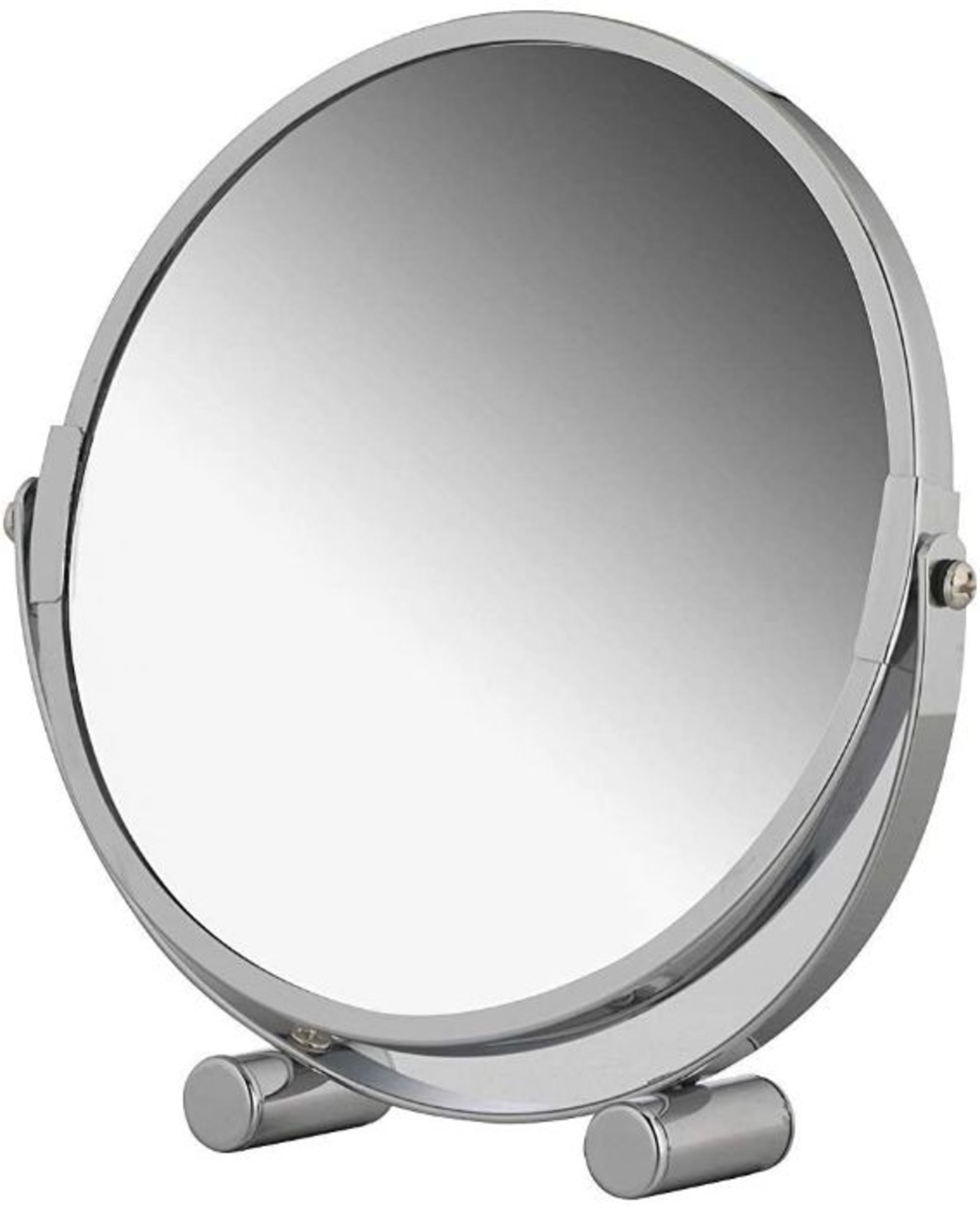 axentia Free Standing Swivel Magnifying Mirror, Po