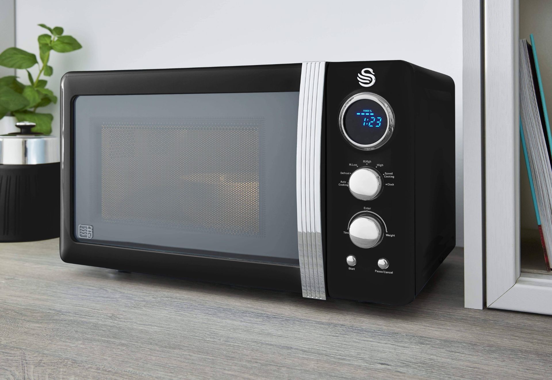 Swan, Retro 20 L 800W Countertop Microwave RRP - £109.99 (23810/28 -BSSP1004) - Image 2 of 2