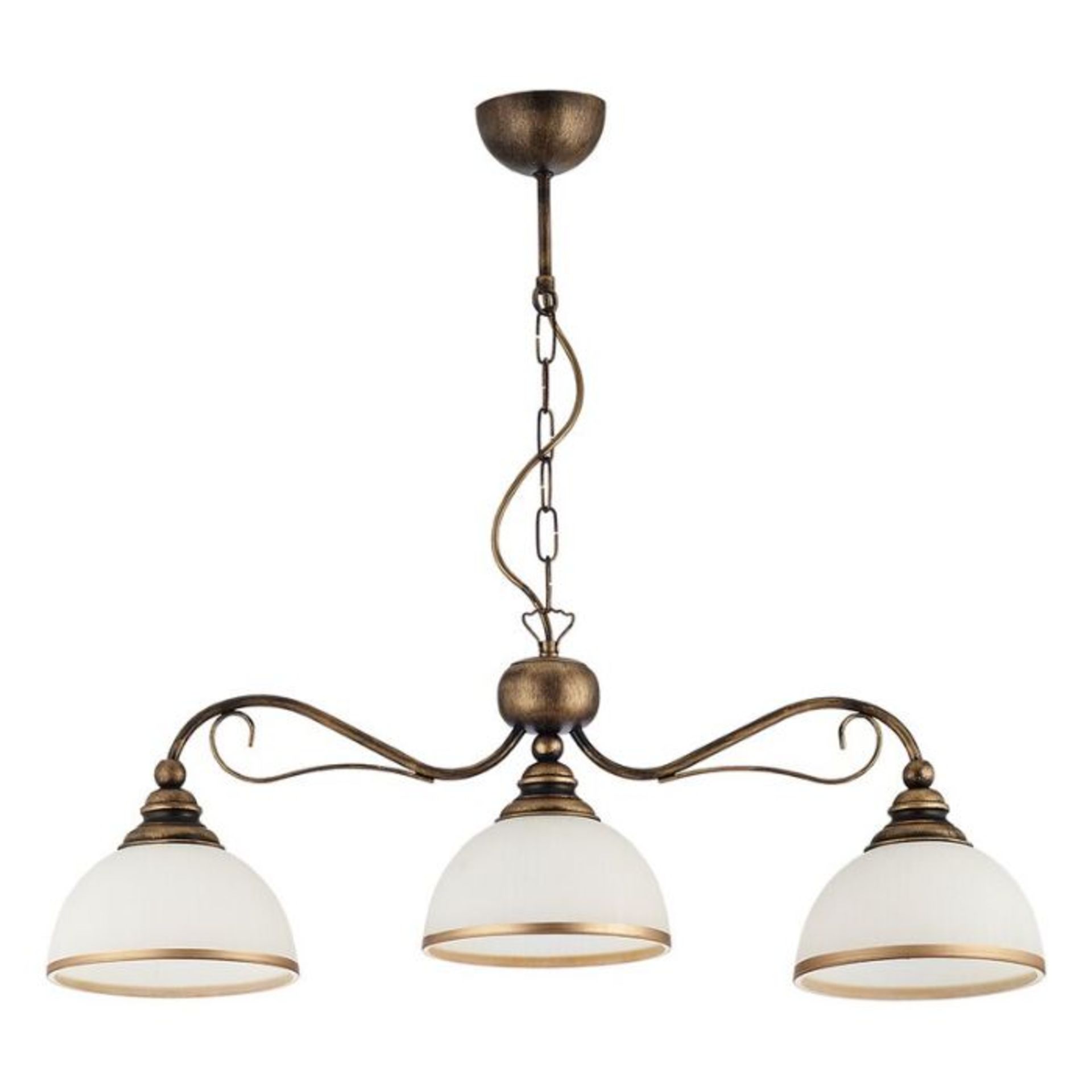 Rosalind Wheeler, EcoGen 3 Light Chandelier RRP -£89.99 (19090/29EDRE1014)