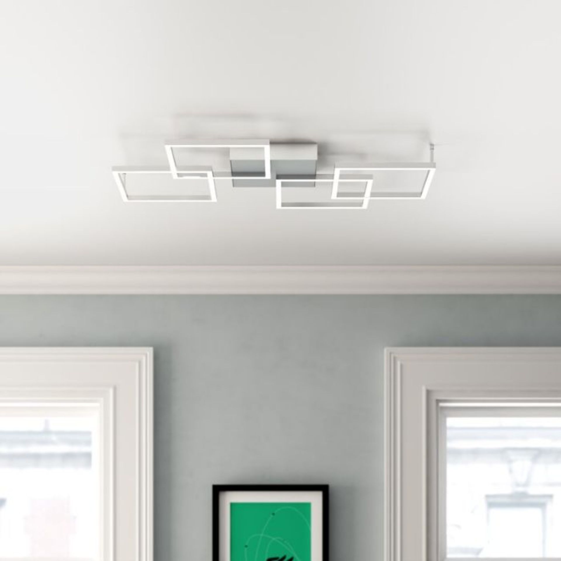 17 Stories Stover 4-Light LED Flush Mount - RRP £157.99 (HOKF1490 - 13406/11)