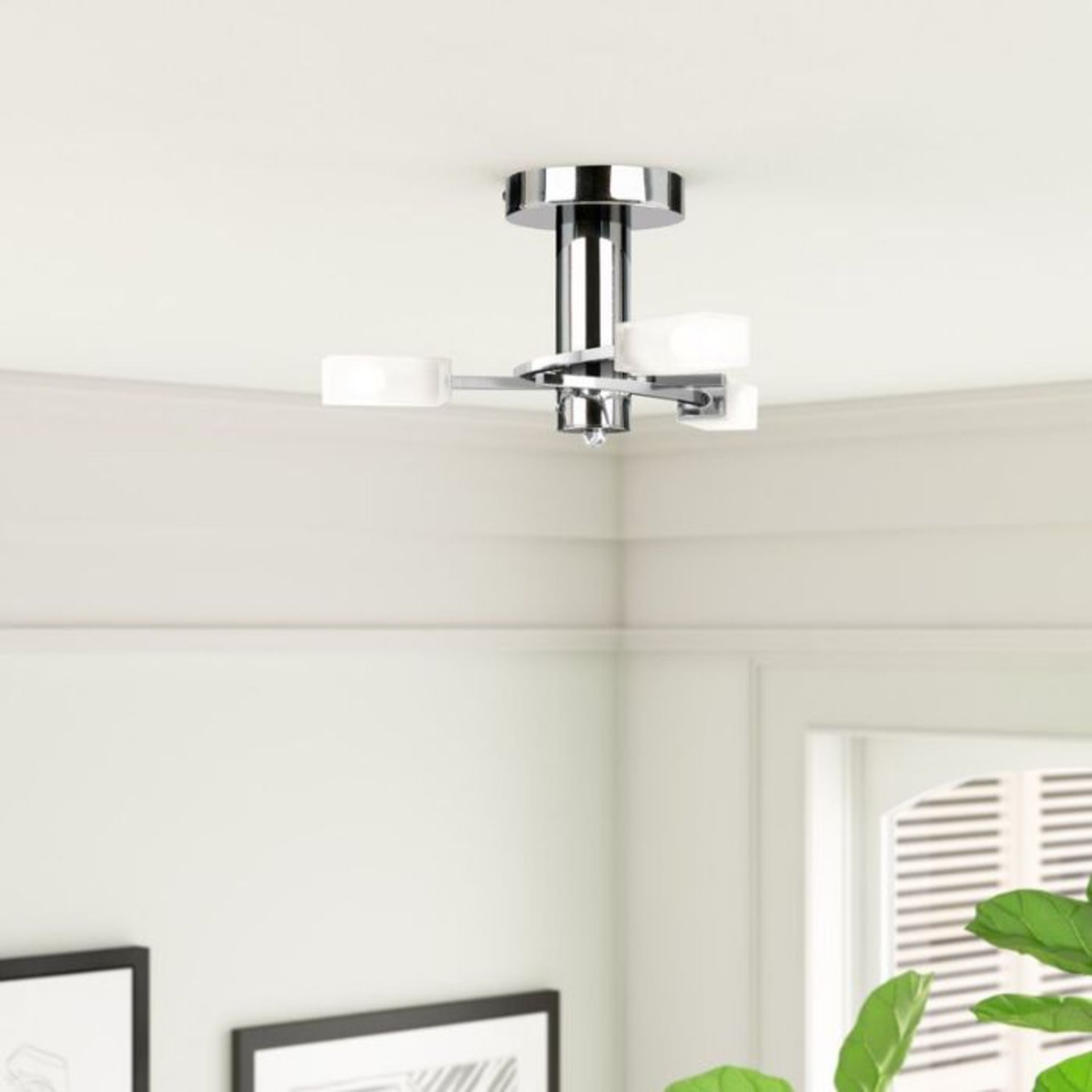 Endon Lighting Havana 3-Light Semi Flush Mount - RRP £46.99 (UEL1273 - 13406/56)