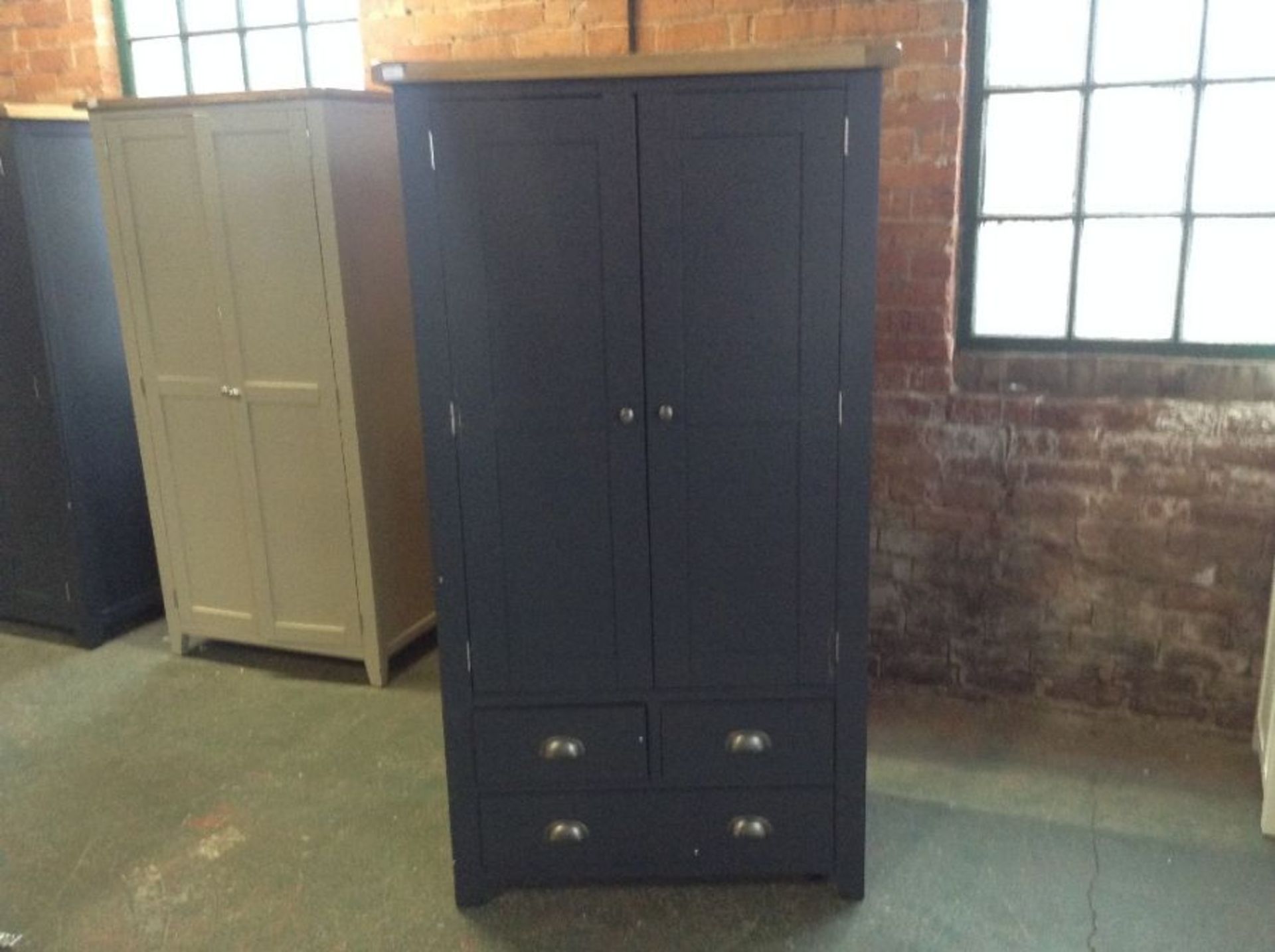 Hampshire Blue Large Larder Unit (G/6 -LARL-PBLUE)