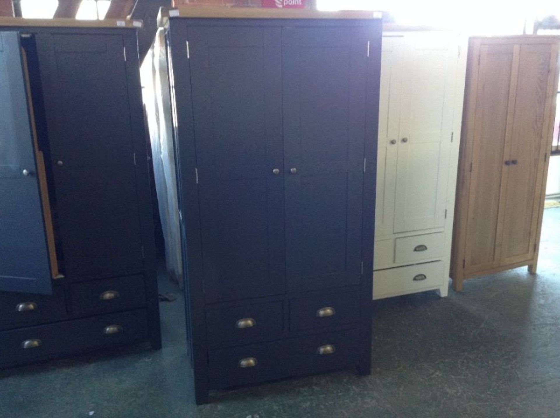 Hampshire Blue Large Larder Unit (DAMAGE)