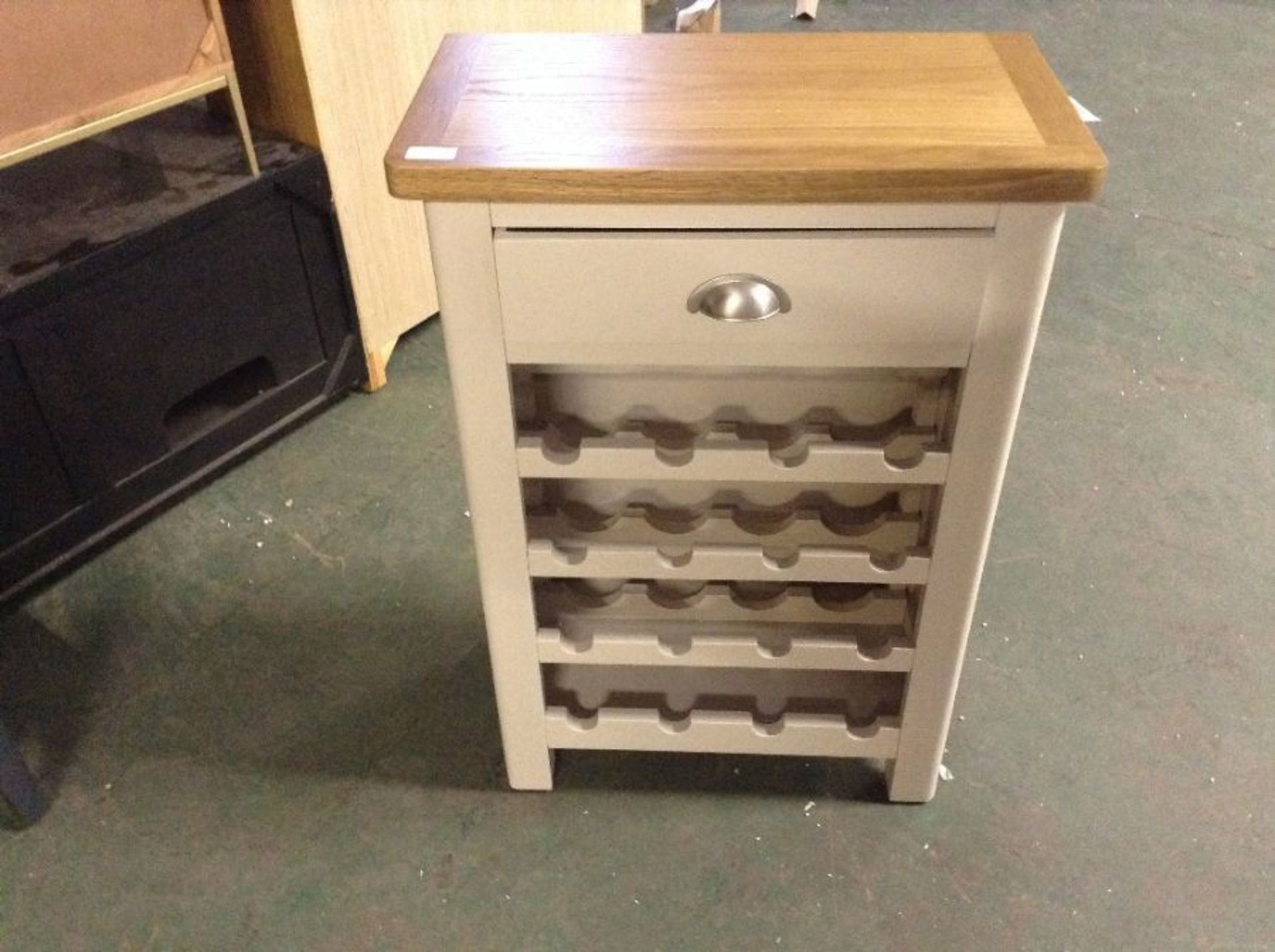 Rutland Painted Oak Wine Cabinet (H85 -RA-WC-TR)