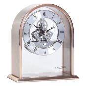 London Clock Company,Arch Top Skeleton Mantel Clock (ROSE GOLD) - RRP £81.58(LDC2590 - 23905/33)