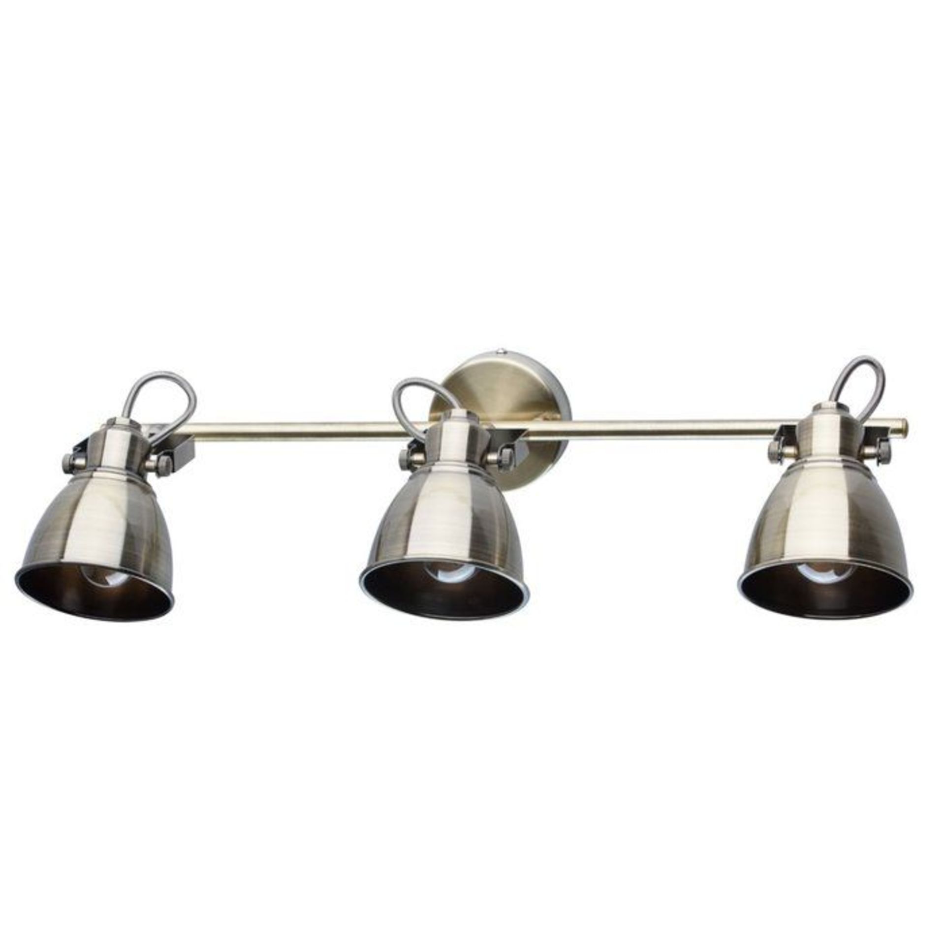 Bright Life Sigrid 3-Light Wall Spotlight - RRP £68.99 (HLCP5902 - 13406/25) - Image 2 of 2