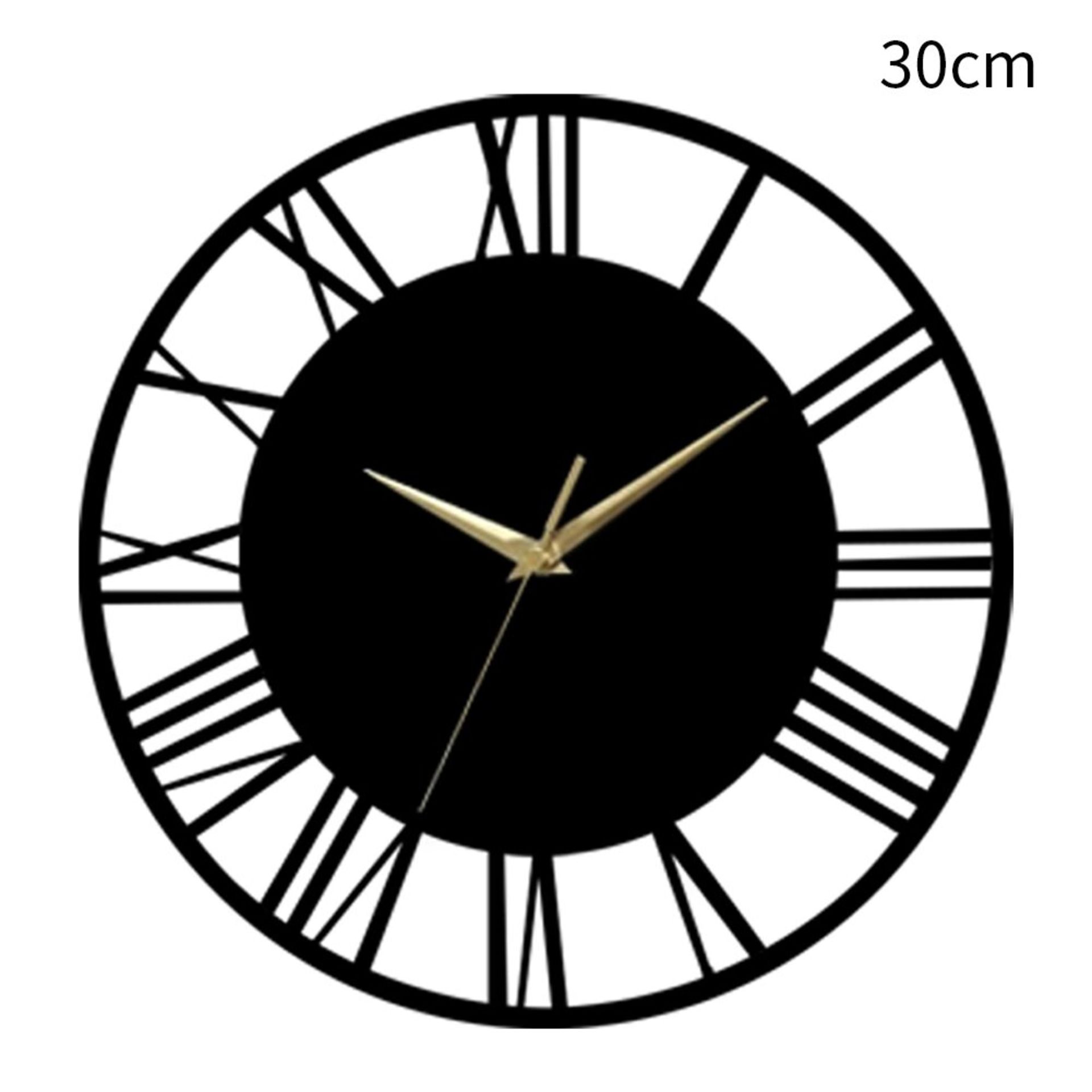 Latitude Run,Jenifry 30cm Silent Wall Clock - RRP £41.99(HGKS2358 - 23905/36) - Image 2 of 2