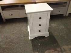 Banbury White Painted Large Bedside Table (H/41 -BP-LBSC-W)