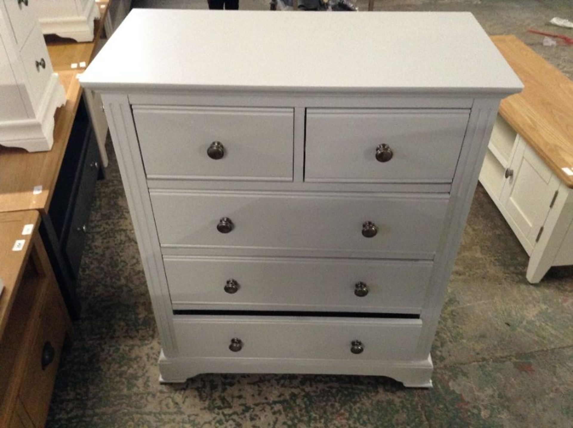 Banbury Grey Painted 2 Over 3 Chest (H/26 -BP-2o3-G)