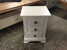 Banbury White Painted Large Bedside Table (H/81 -BP-LBSC-W)(DAMAGED)