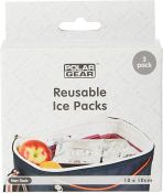 Polar Gear ice Pack, Silver and Blue (PACK OF 2) - RRP£3 (LPNWE066620402 - AMO030821 - 21 - 42)