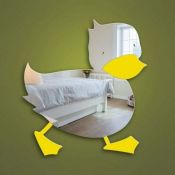 Home Essence,Duck Accent Mirror - RRP £66.99(MUNG1075 - 23905/3)