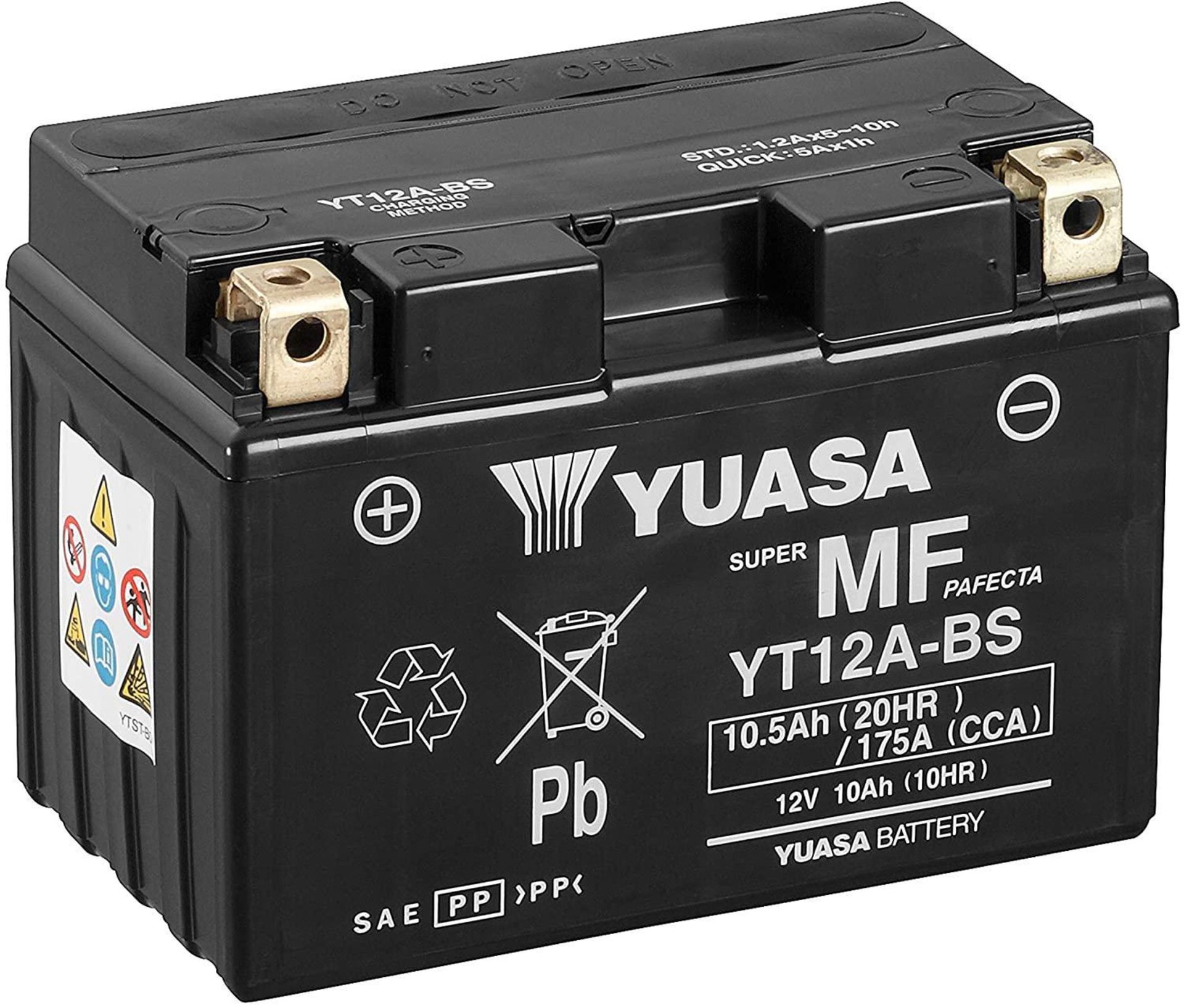 Yuasa YT12A-BS(WC) Maintenance Free Battery £64.00
