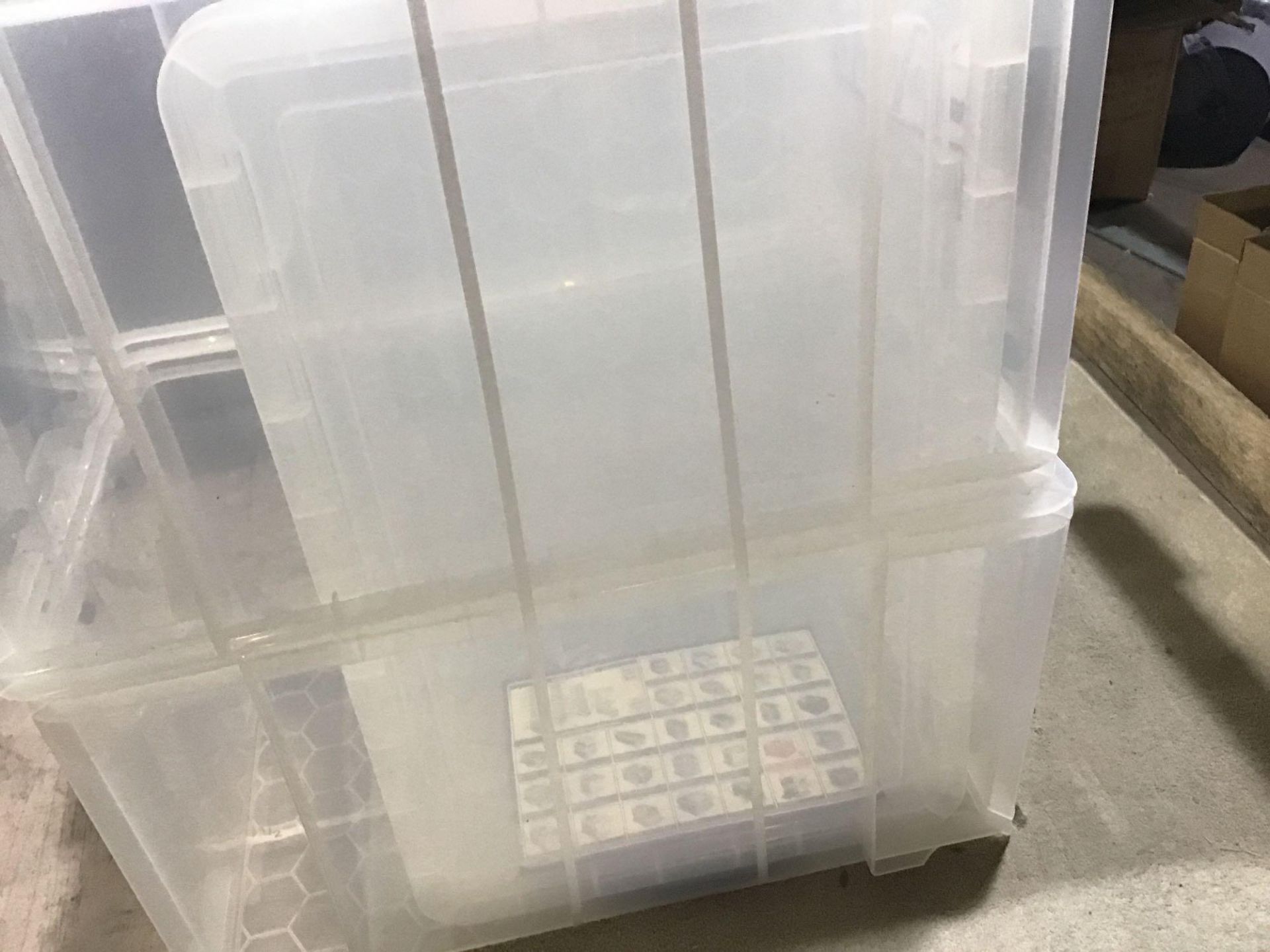 Really Useful Box Plastic Storage Box Clear - Image 3 of 4