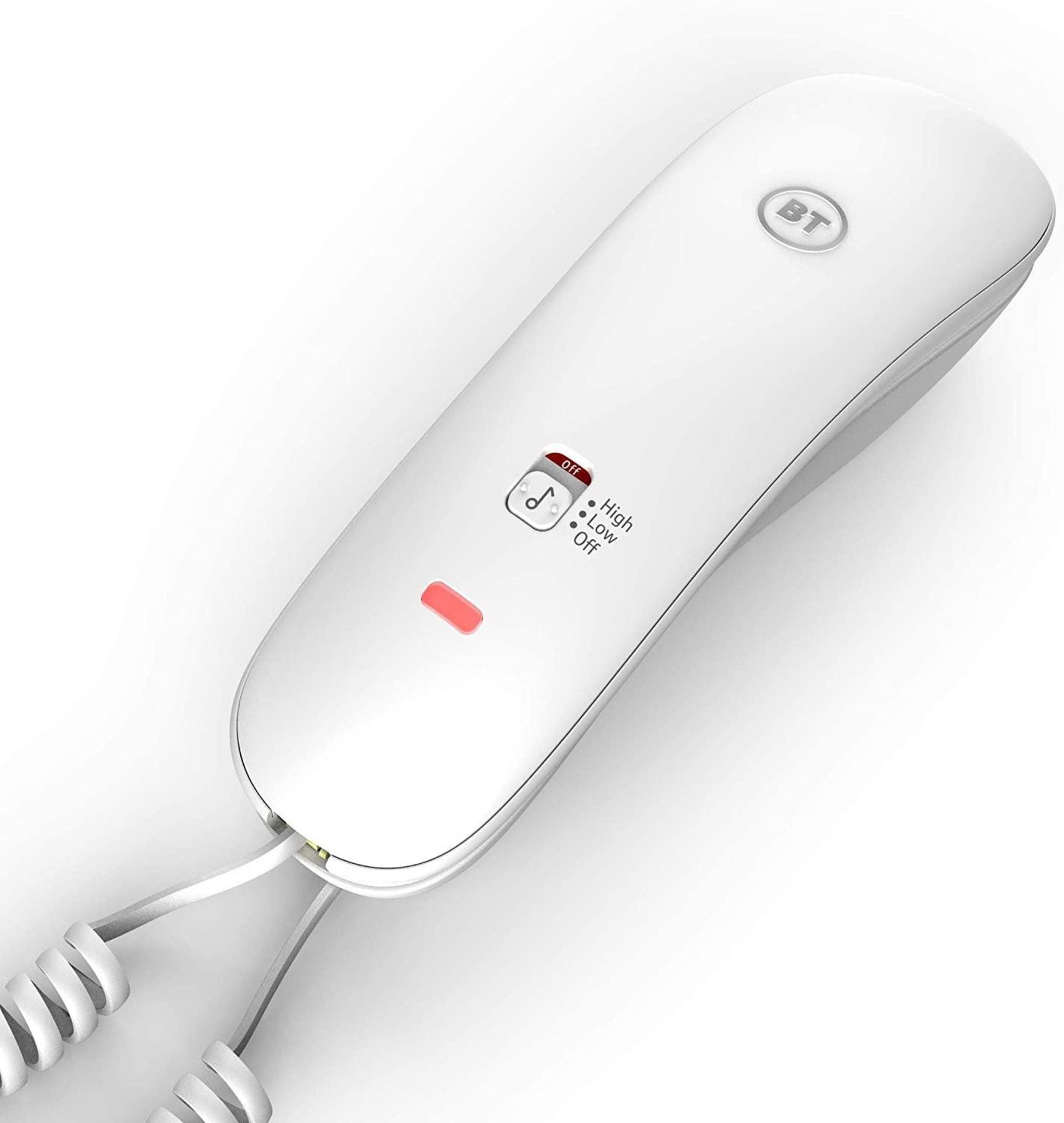 BT Duet 210 Corded Telephone, White £11.99 RRP