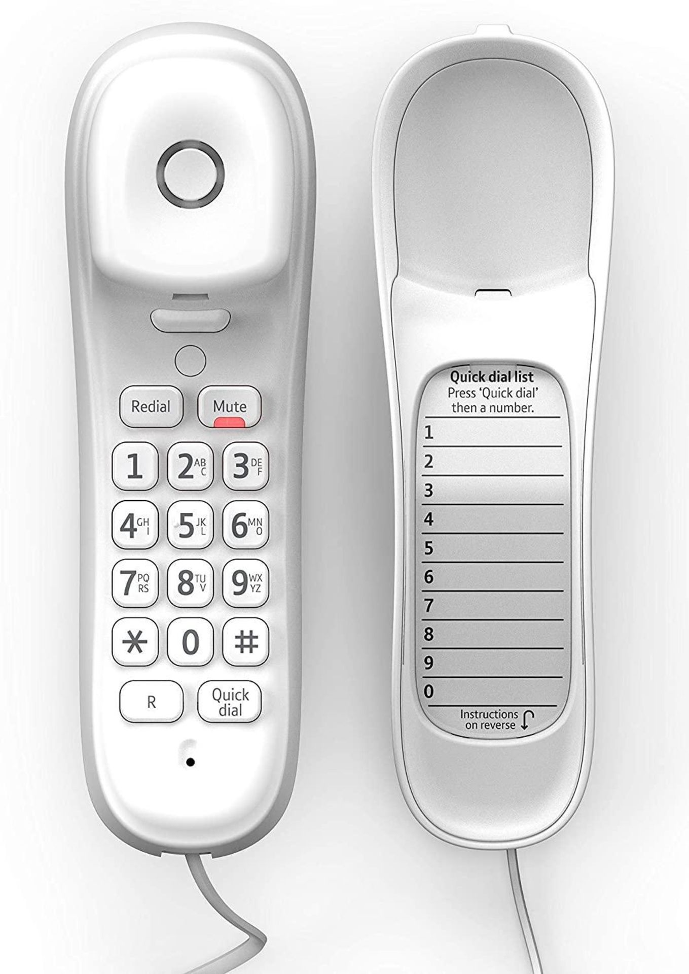 BT Duet 210 Corded Telephone, White £11.99 RRP - Image 2 of 5