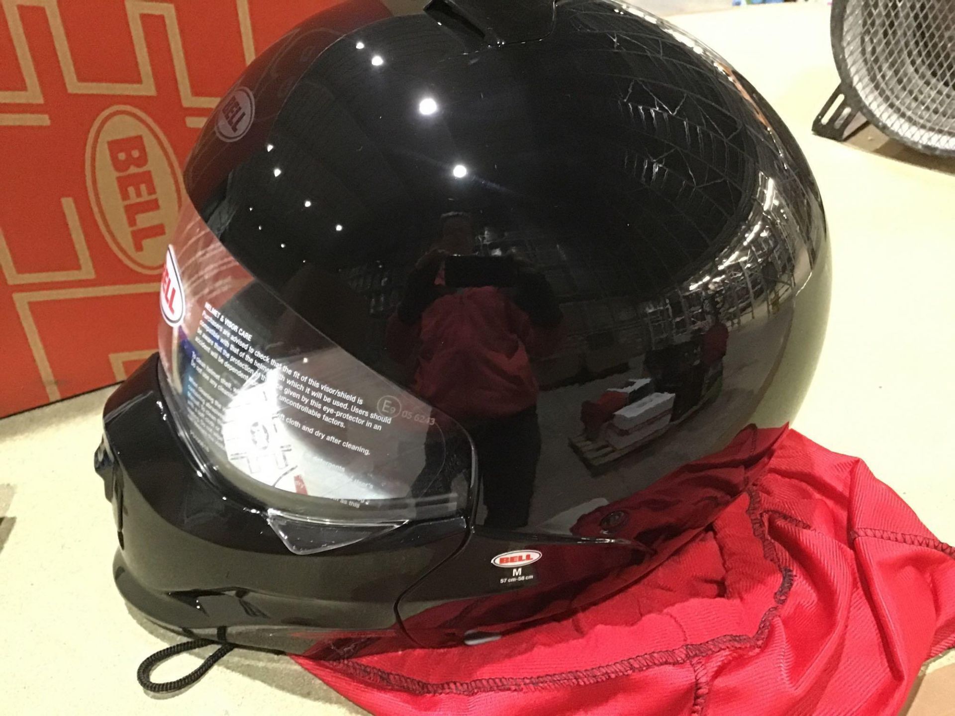 Bell Adult Motorcycle Helmet - Gloss Black/Medium