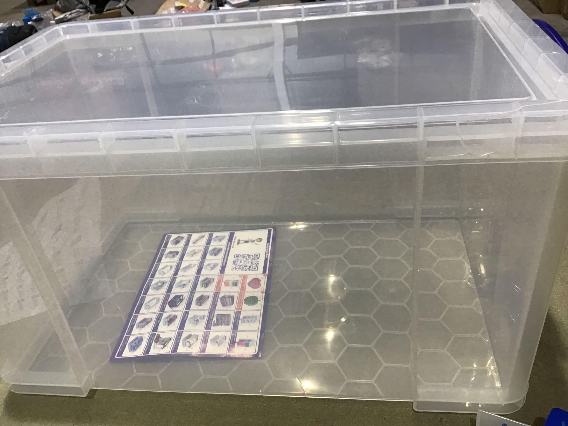 Really Useful Box 84 Litre Plastic Storage Box Clear £19.99 RRP - Image 2 of 4