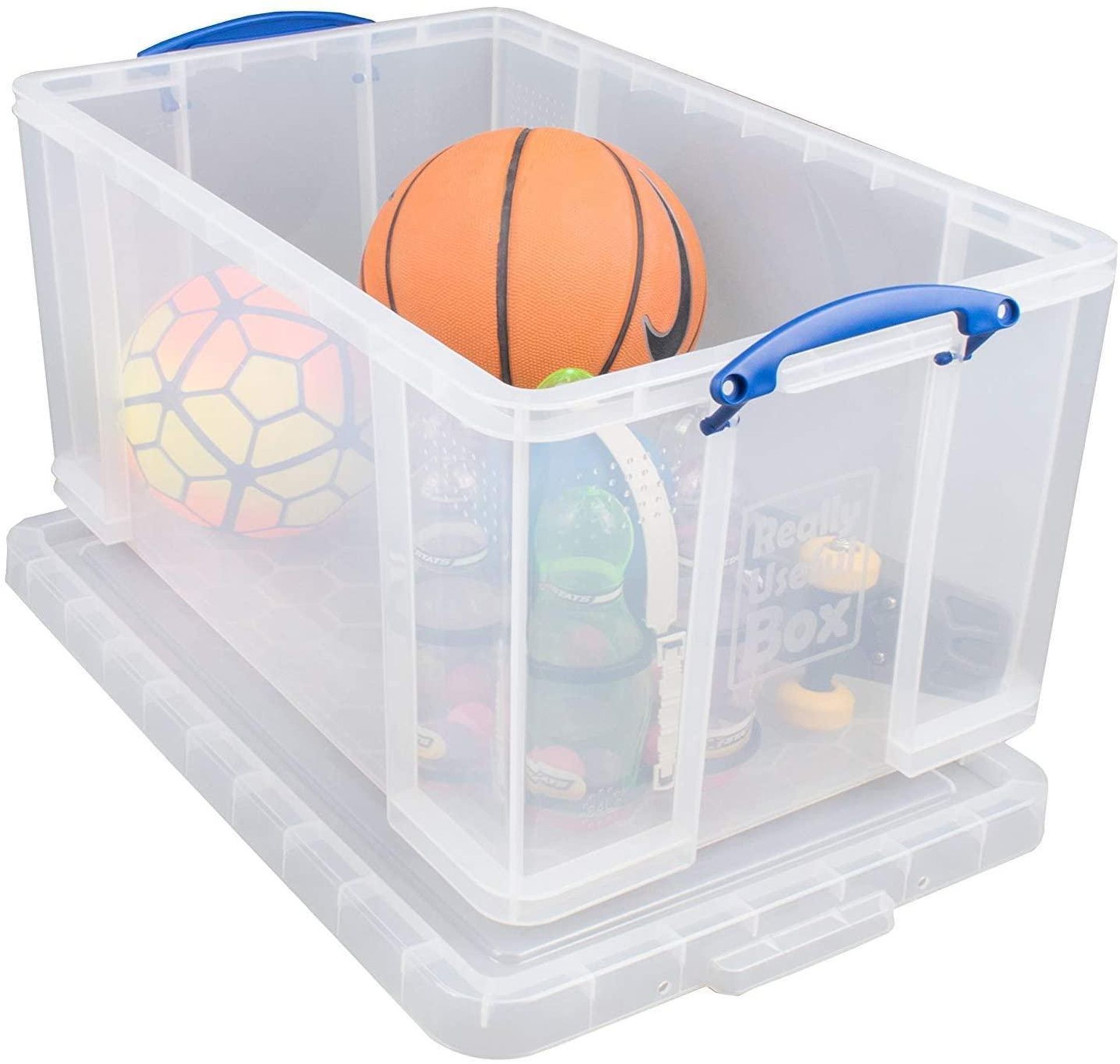 Really Useful Box 84 Litre Plastic Storage Box Clear £19.99 RRP