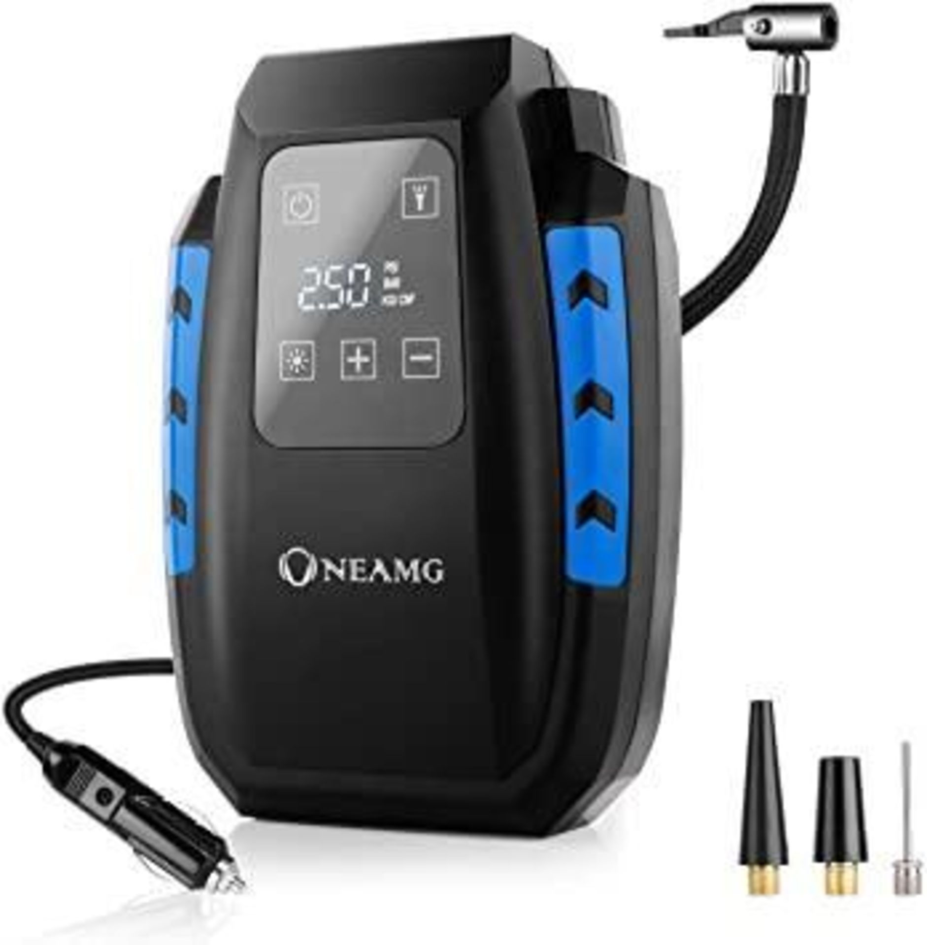 Tyre Inflator, OneAmg Digital Tyre Pump Portable Air Compressor Car Tyre Pump