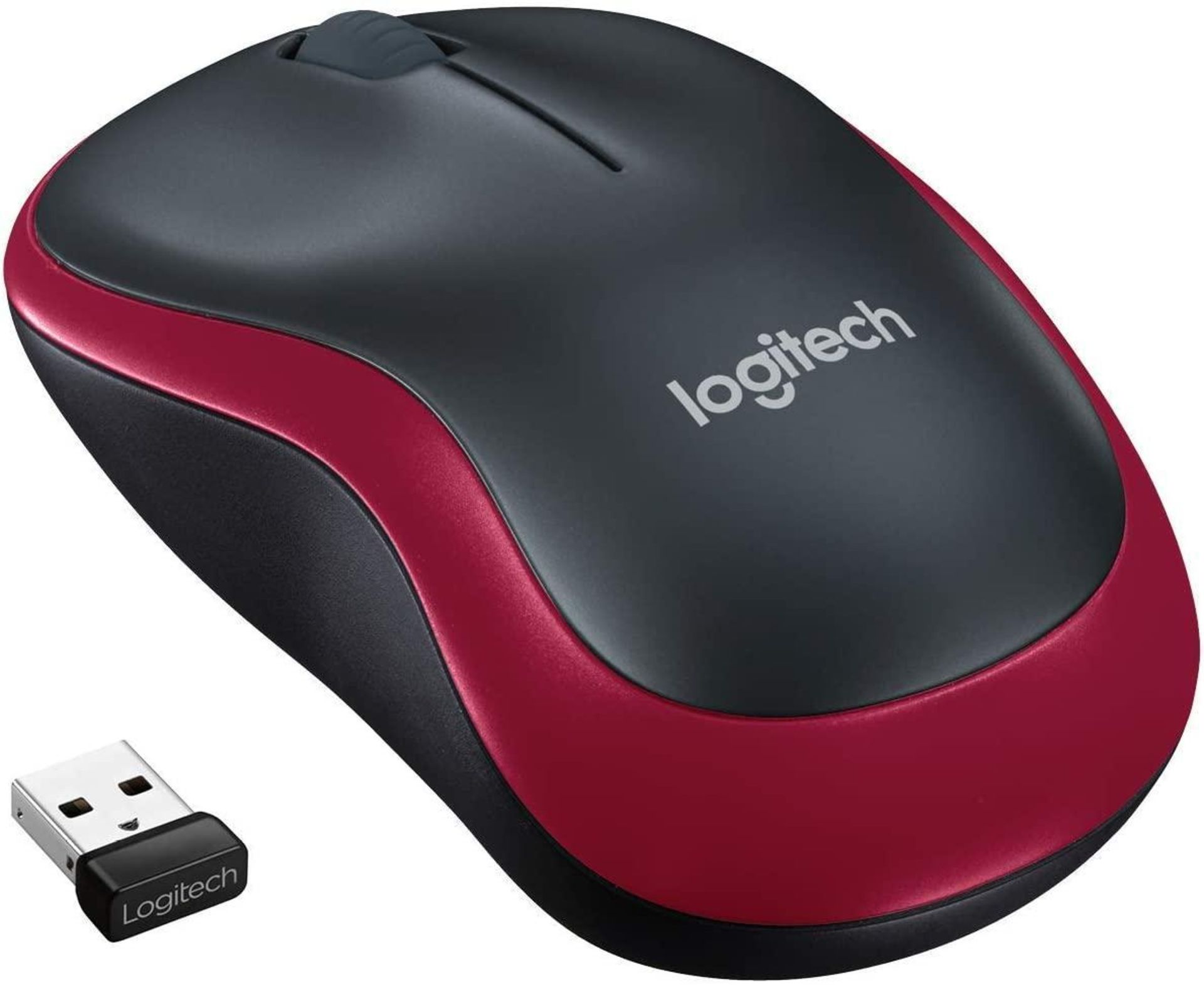 (1)Logitech M325 Wireless Mouse,Grey £23.03 RRP; (2)Logitech M185 Wireless Mouse,Red; Logitech Mouse - Image 2 of 5