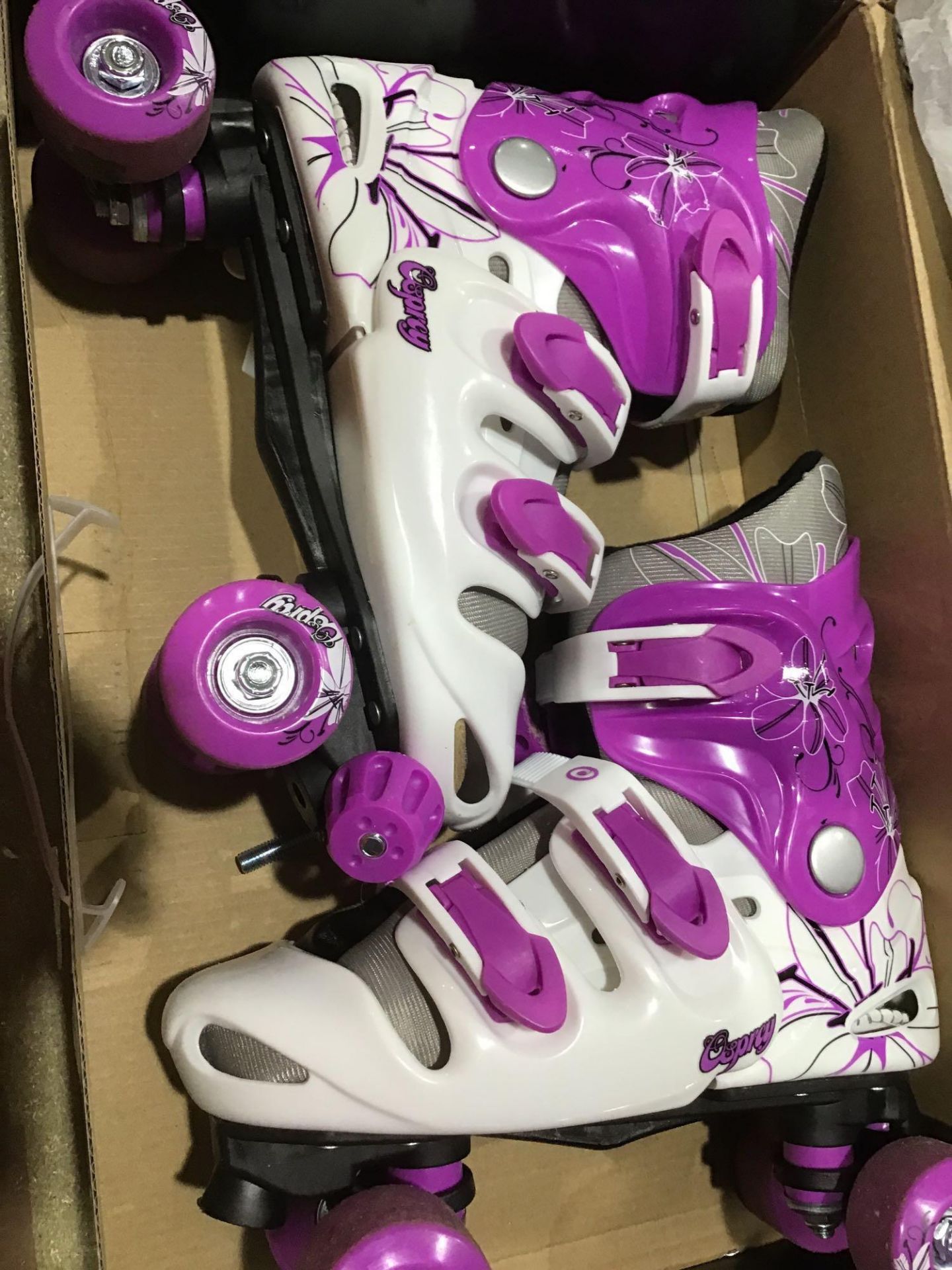 Osprey Kids Roller Skates - Adjustable Roller Skates for Girls (Purple) - Image 2 of 4