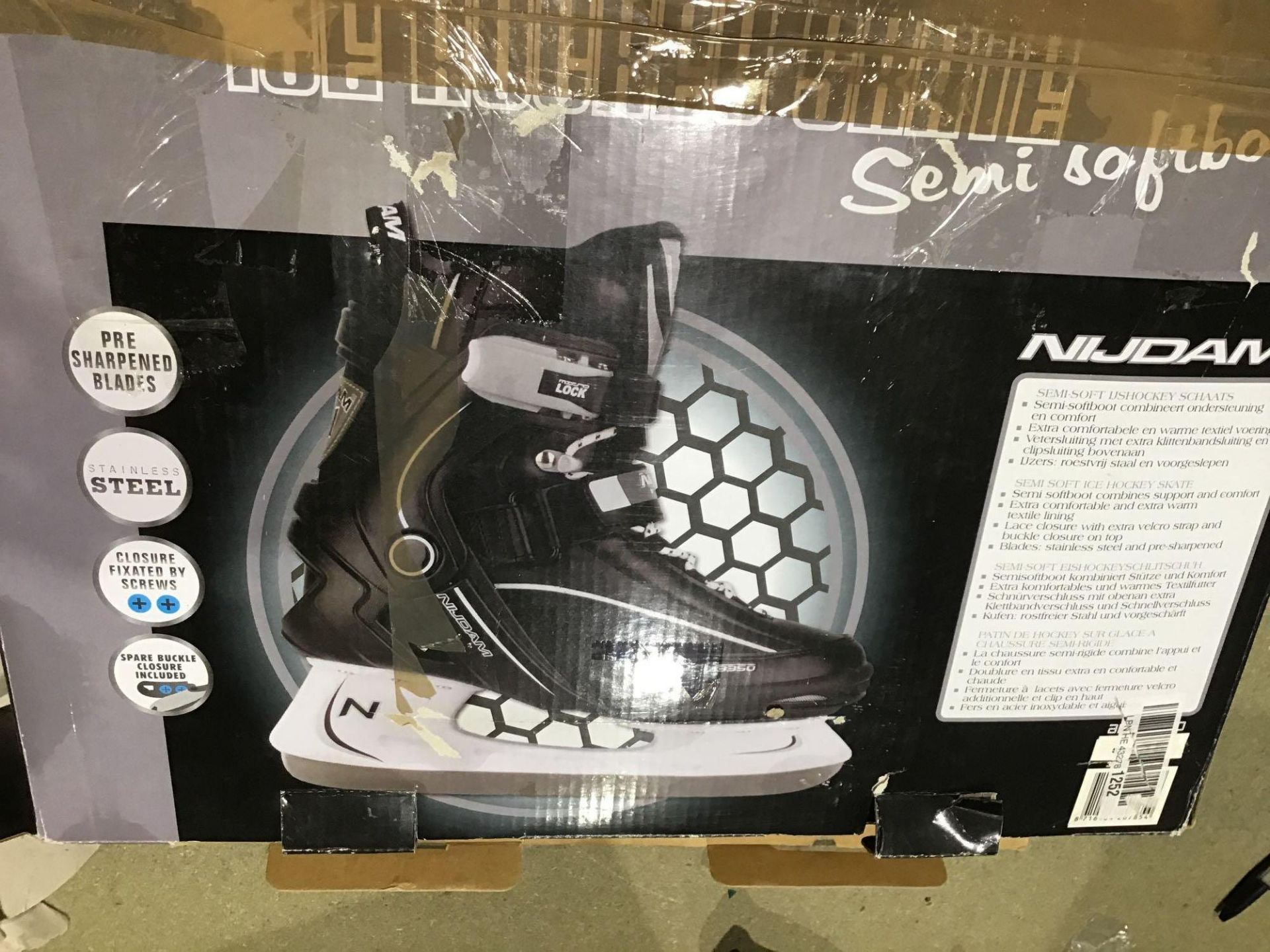 Nijdam Ice Hockey Skates (Size 38) - Image 3 of 4