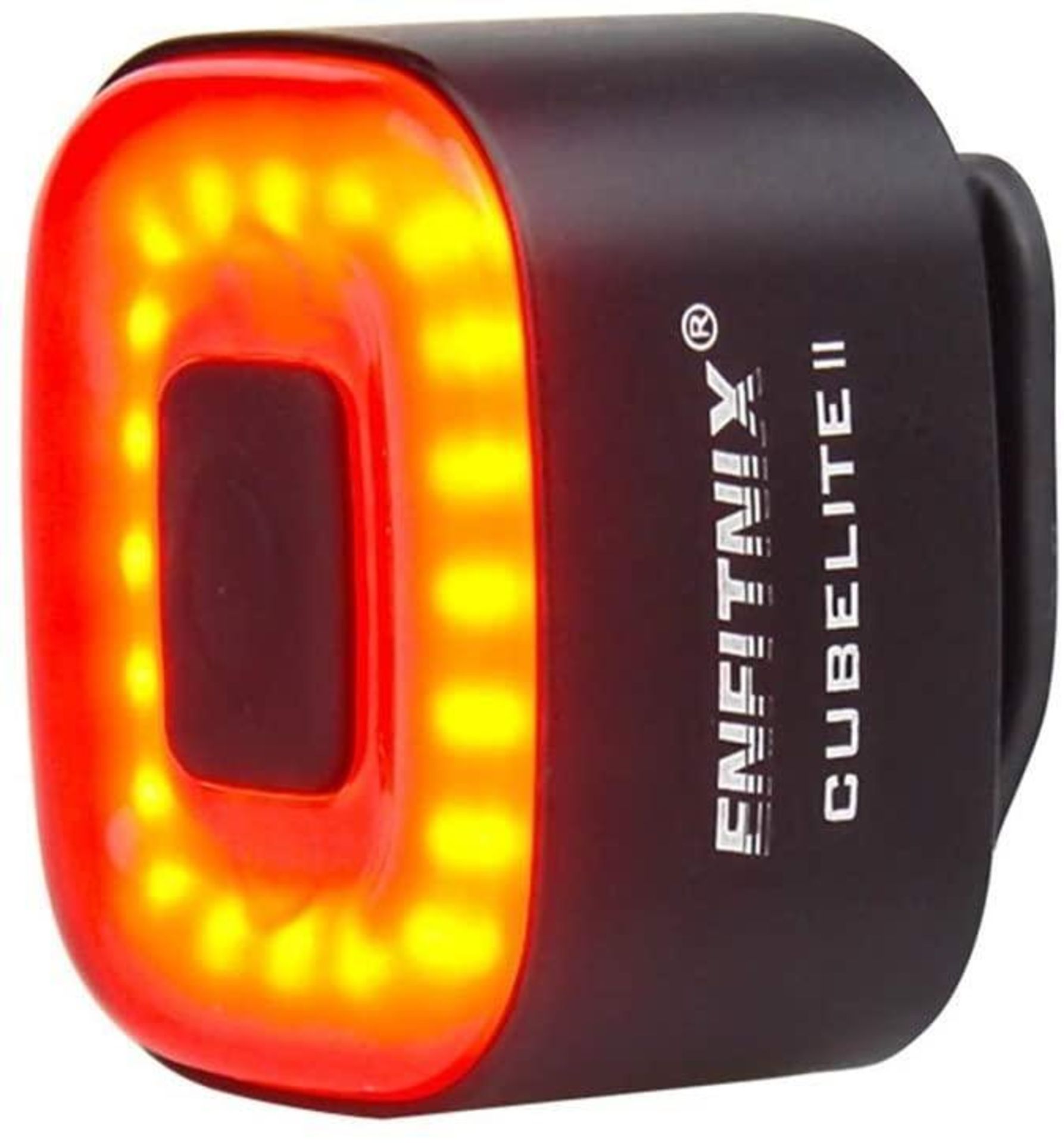 ENFITNIX Bike Tail Light, CUBELITE II USB Rechargeable LED Smart Bicycle Rear Light £22.99 RRP