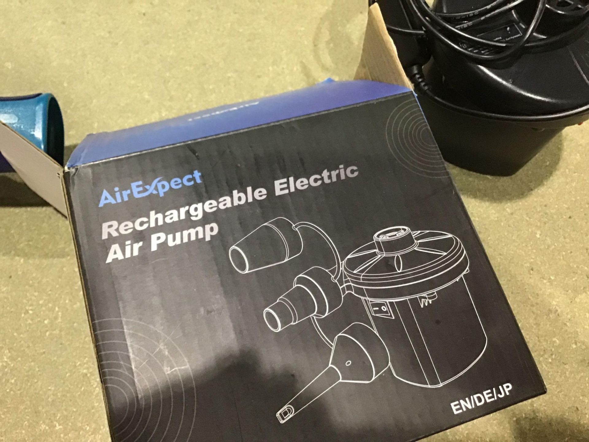 AirExpect Electric Air Pump, Portable Air Compressor Pump - Image 2 of 4