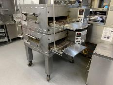 Middleby Marshall PS 536G Twin Deck Conveyor Gas Pizza Oven