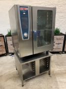Rational SCC WE 101 Self Cooking Centre Electric Combination Oven Complete with Stand, 3-Phase