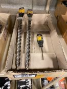 Lot of (2) DeWalt 1" Drill Bits w/ 7/32" Masonry Bit