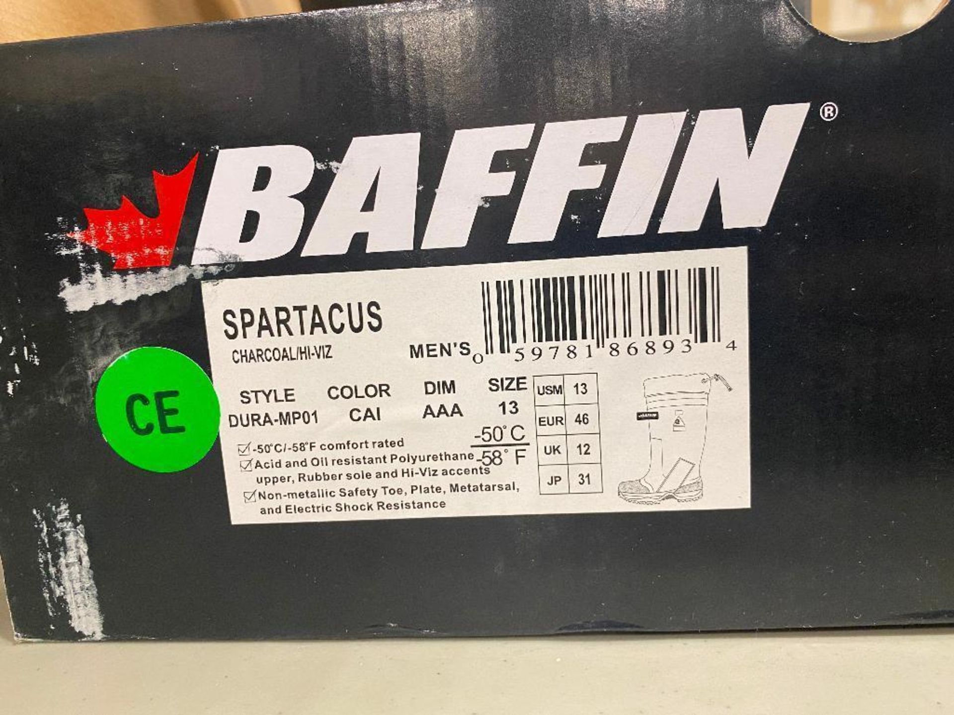 Baffin Spartacus Size 13 Winter Boots - Image 2 of 2