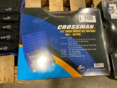 Crossman 1/2" Drive 38-Pc. Socket Set