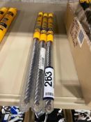 Lot of (3) DeWalt 5/8" SDS Max Concrete Drill Bits