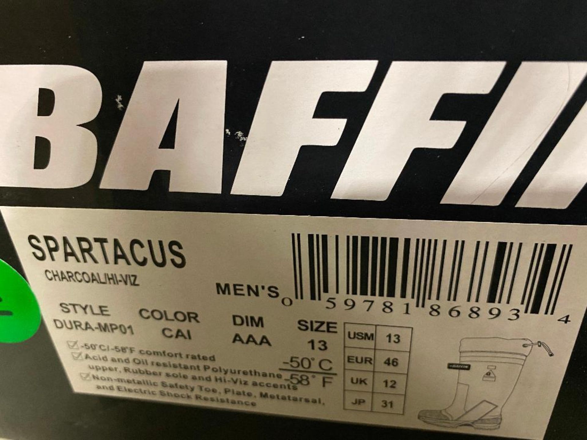 Baffin Spartacus Size 13 Winter Boots - Image 2 of 2