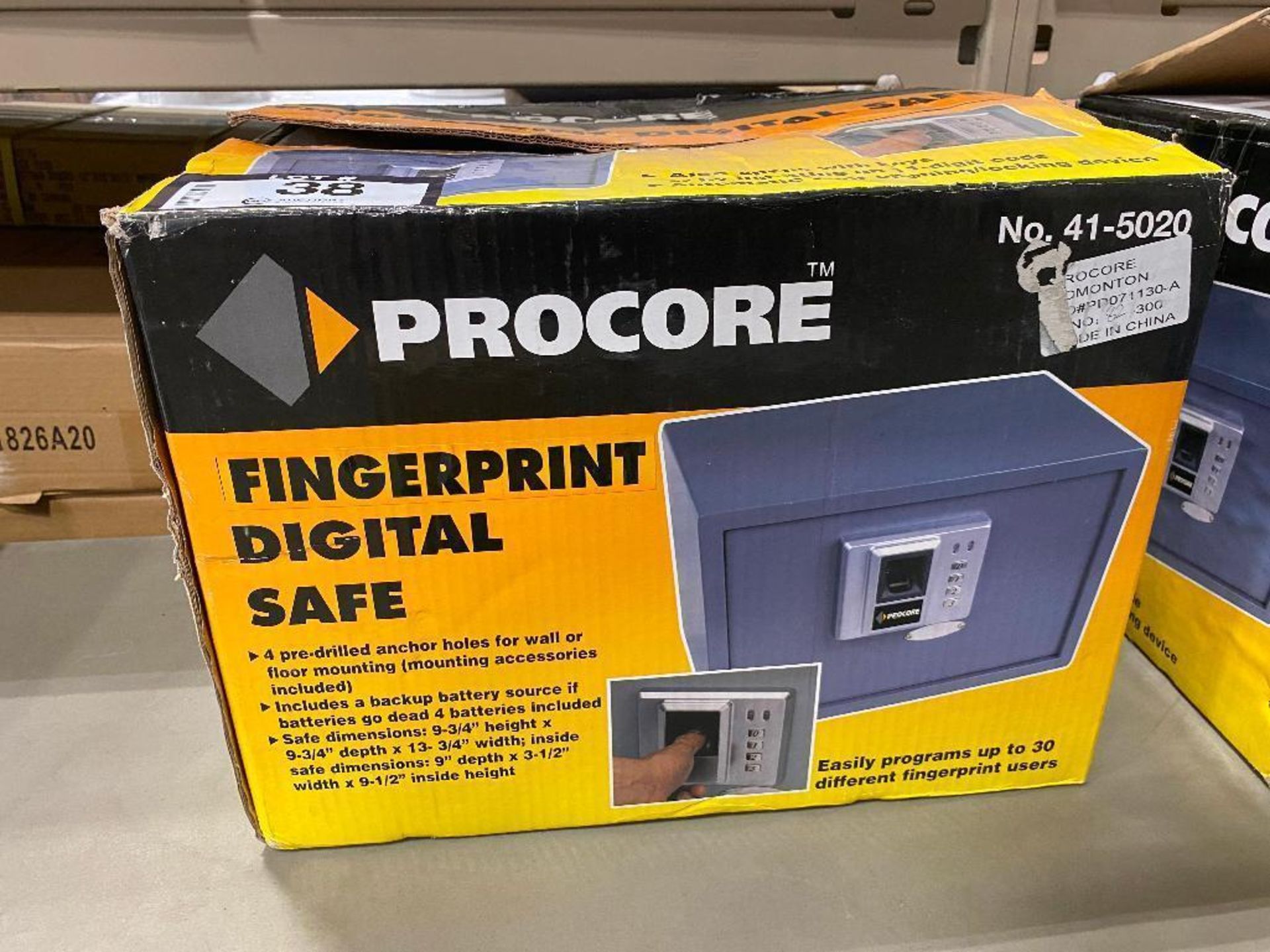 Procore Fingerprint Digital Safe - Image 2 of 2
