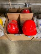 Box of (18) Asst. Red Hard Hats