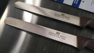 10" SABRE SLICING KNIVES, JOHNSON-ROSE 25210 - LOT OF 2 - NEW