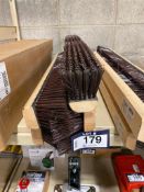 Lot of (5) 36" Hard Bristle Broom Heads