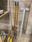 Lot of (2) 3-Section 12ft. Extension Poles