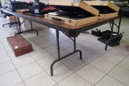 Lot of 2 Folding 30"x98" Tables.