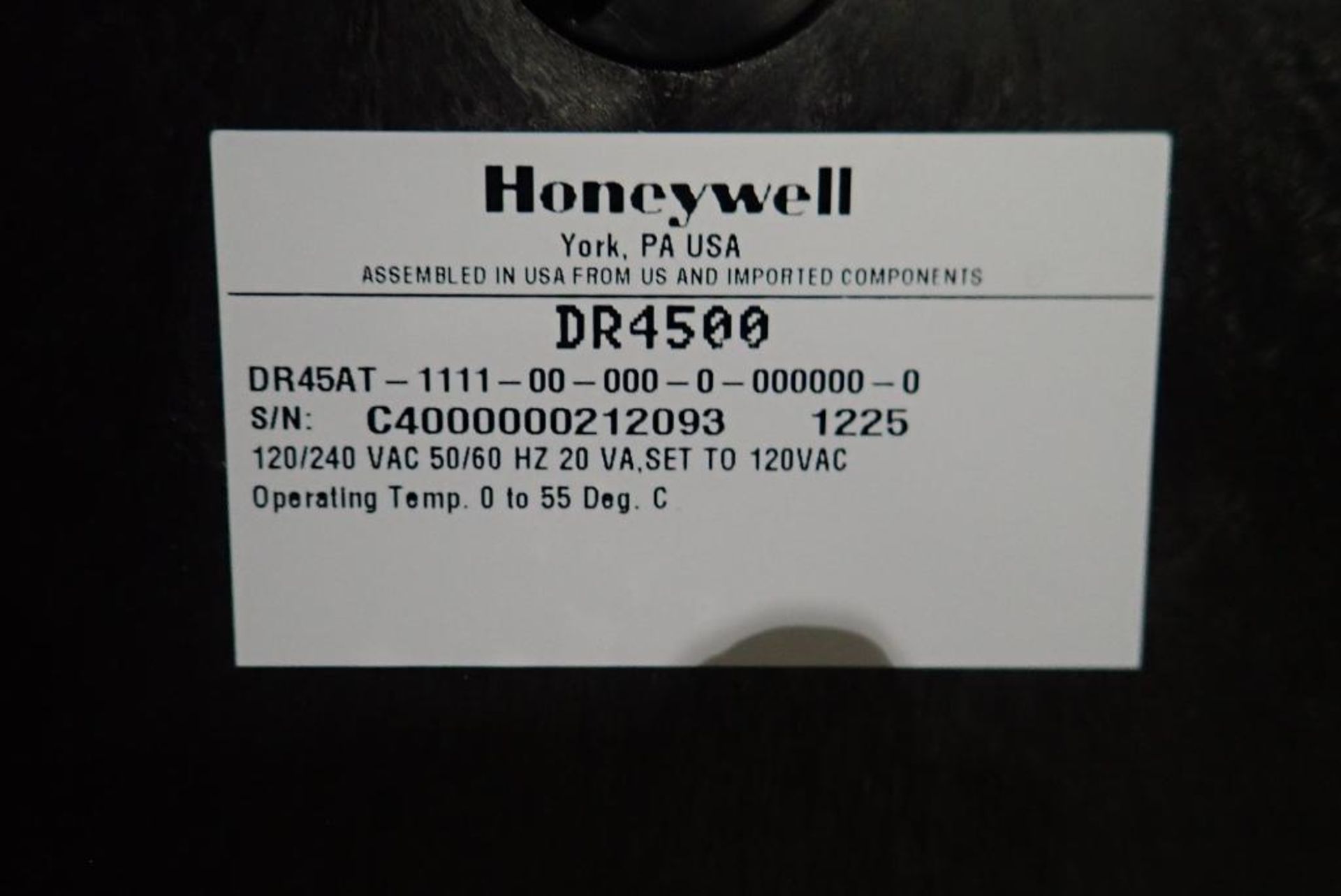 Lot of Honeywell DR4500 Chart Recorder and Shop Bench. - Image 3 of 3